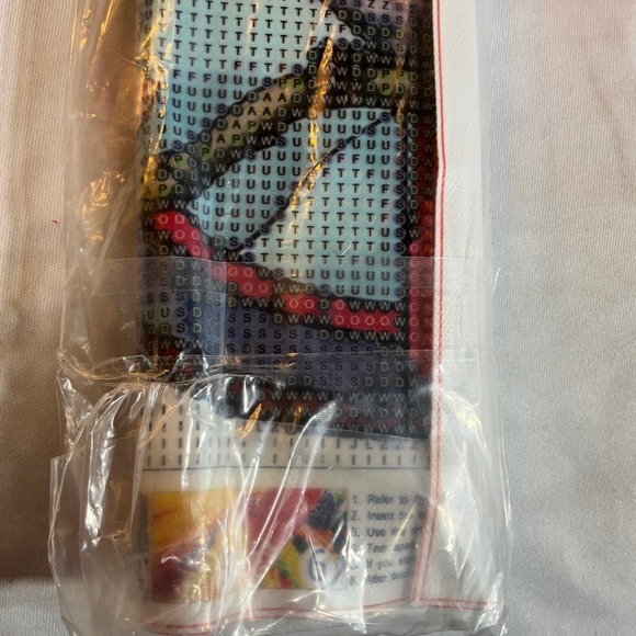 New in Package 12X12 Diamond Art Stained Glass with Cardinal and Flowers - Picture 5 of 5